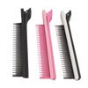 3pcs Teasing Clip Comb for Hair Stylist Parting Flat Iron Comb Attachment Clip On Coloring Styling