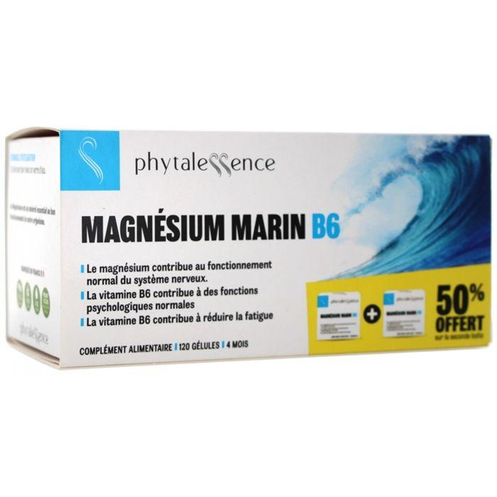 Phytalessence Magnésium Marin B6 Lot de 2 x 60 gélules