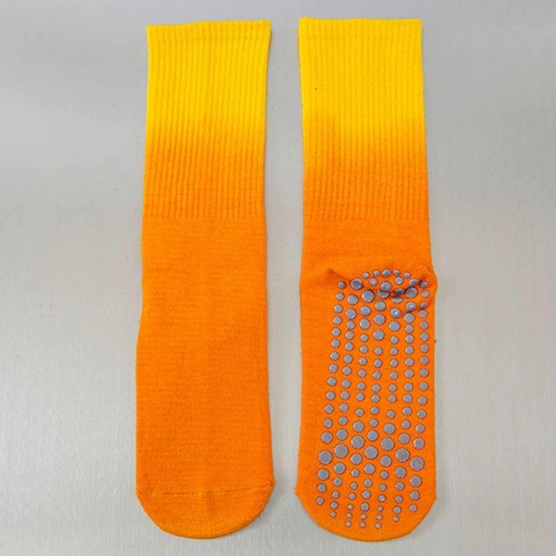 

Носки для йоги Нескользящие Профессиональные Женские Носки для танцевальной студии для занятий в помещении Взрослые Спортивные Фитнес Нескользящие Носки Носки для пилатеса Orange