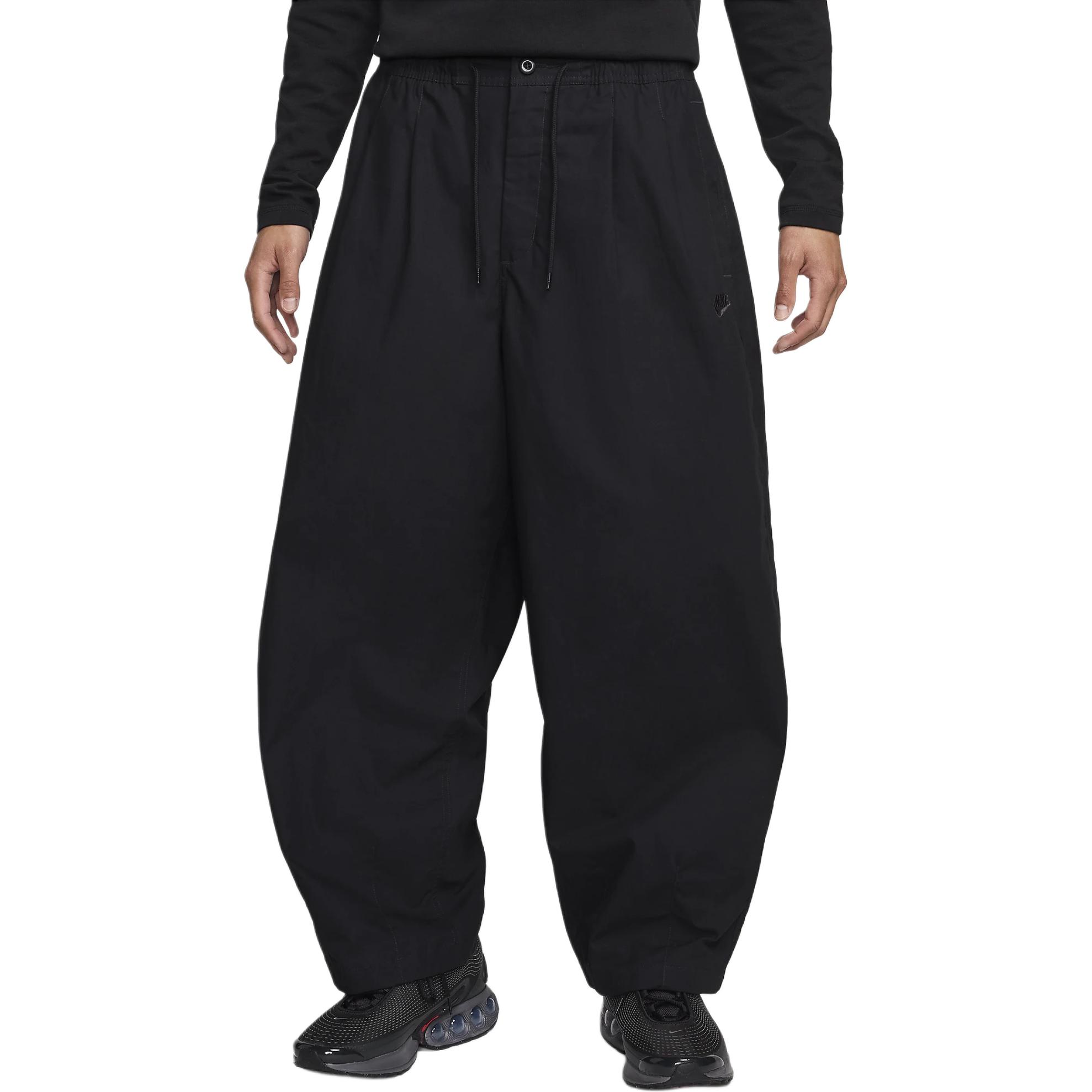 

Nike Клубные брюки-баллоны Свободные Удобные Прочные Однотонные Со средней посадкой Повседневные брюки Мужские брюки Черные HJ1974010 XXL