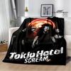 Rock band Tokio Hotel Printed blankets Picnic blanket Flange Warm blanket Home travel blankets bed linings birthday gift