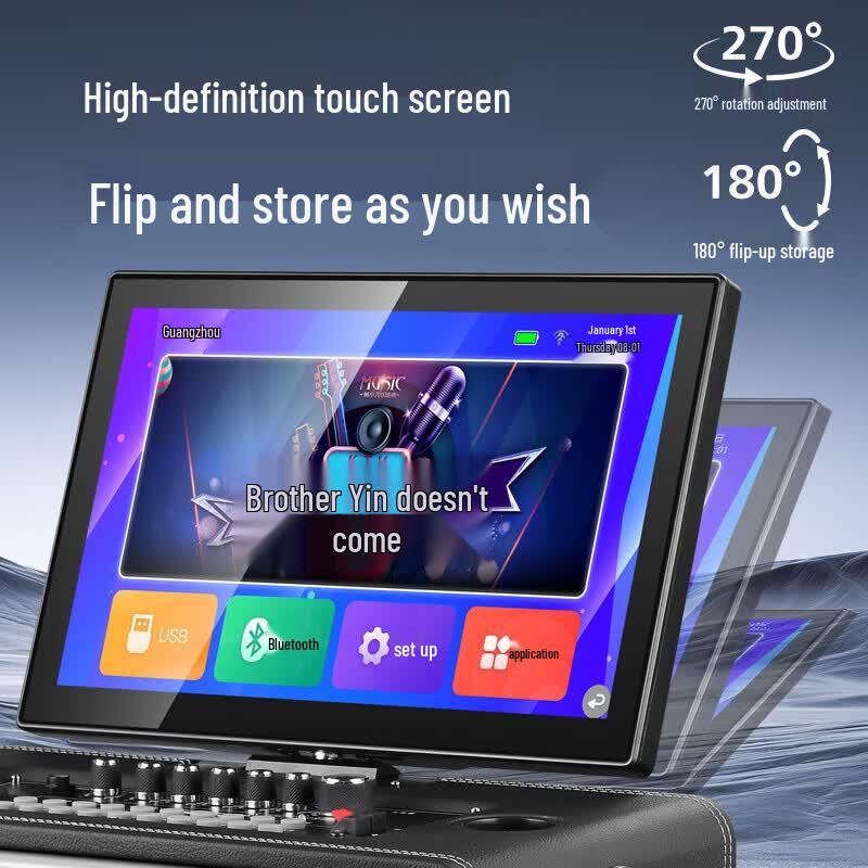 Philips SD371PRO Portable KTV Karaoke Bluetooth Speaker with Display (CN Version)
