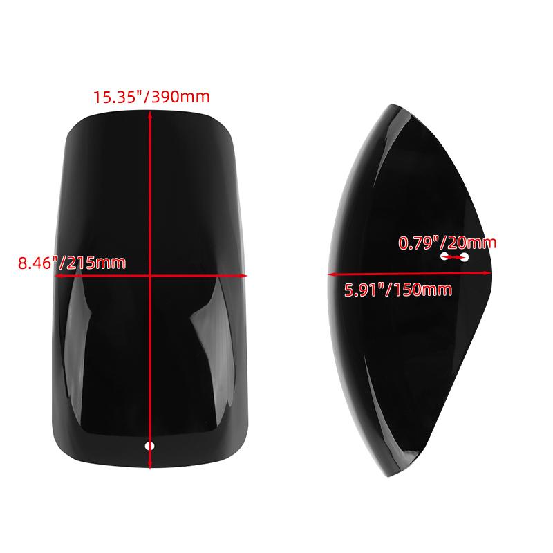 Motorcycle Rear Fender Short Protection Mud Guard Cover Light Black Mudguard Moto Custom For Harley Sportster XL883 1200 72 48