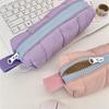 Cute Cotton-Filled Pencil Case Pen Bag Large-Capacity Student Stationery Storage Bag Portable  Girly Cosmetic Bag Gifts