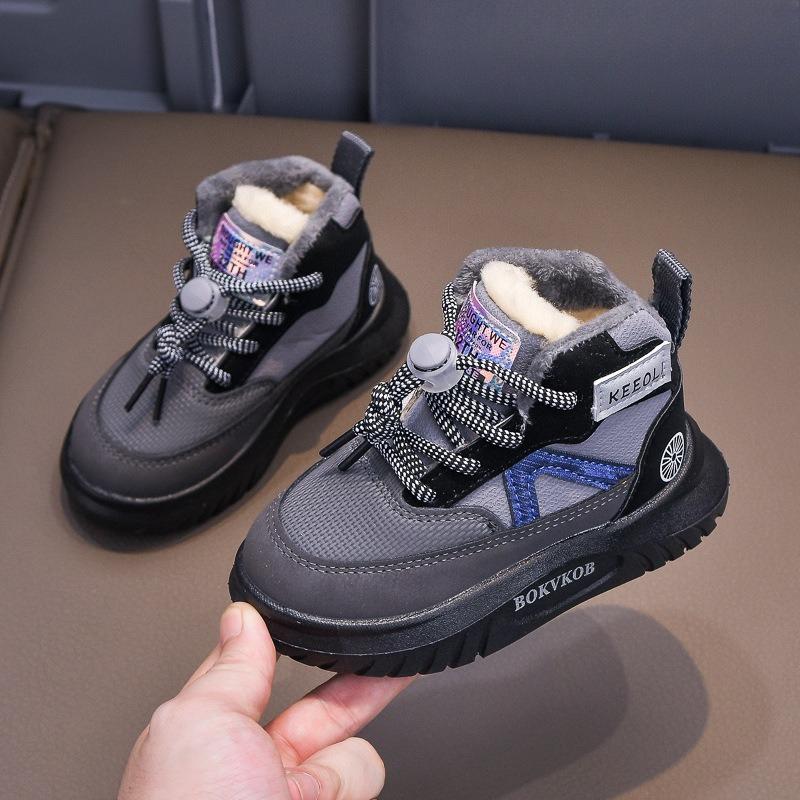 Children's Snow Boots, Sports Shoes, Cotton Shoes, Thickened Cotton Boots for Boys and Girls