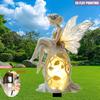 2D Flat, Acrylic Eternal Light Garden Fairy Garden Pile - Weathering Outdoor Lawn Decoration for Christmas, Halloween Garden Display
