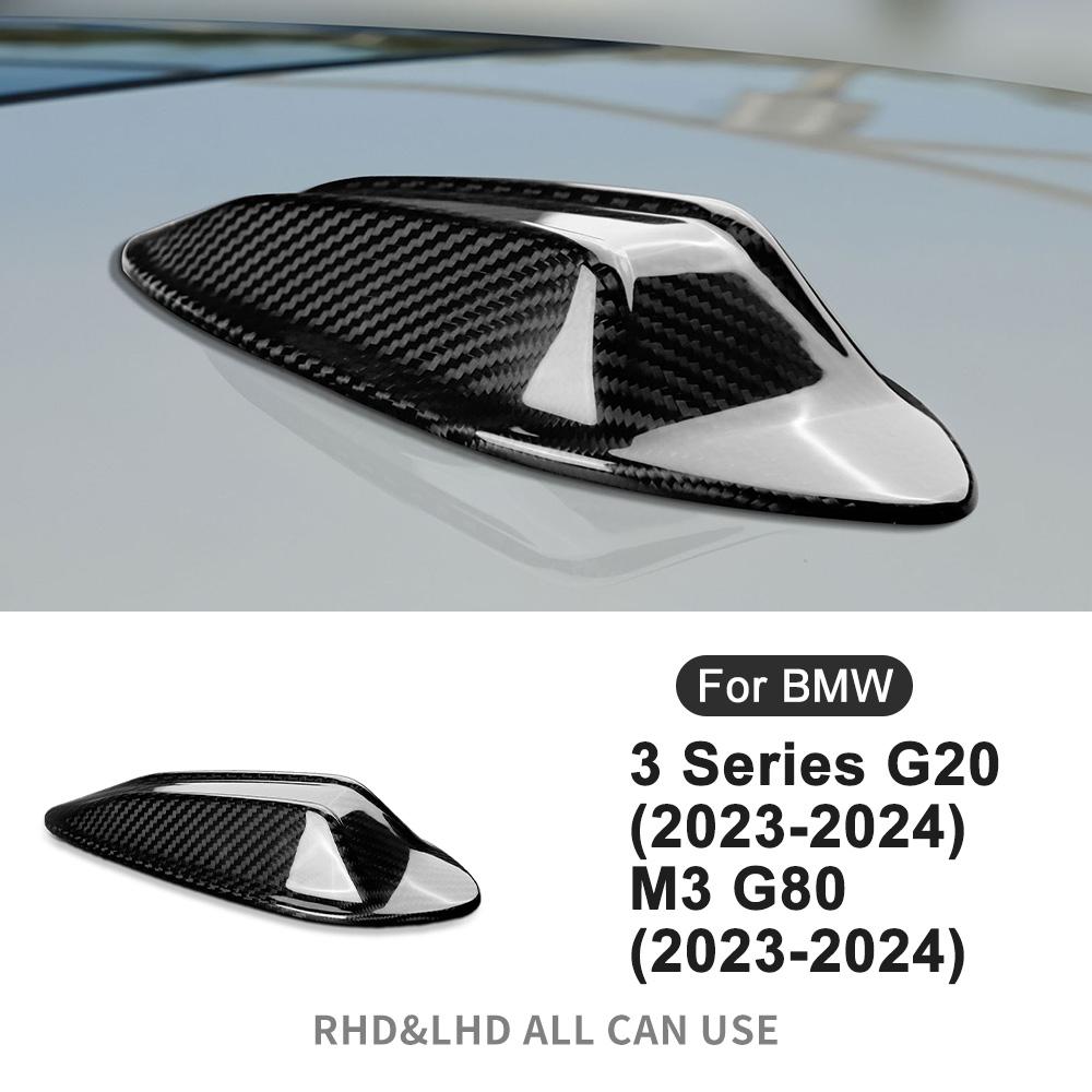 

Carbon Fiber Car Roof Shark Fin Antenna Cover Decoration Trim for BMW 3 Series G20 LCI 5 Series G60 M3 G80 M4 G82 Carbon Fiber