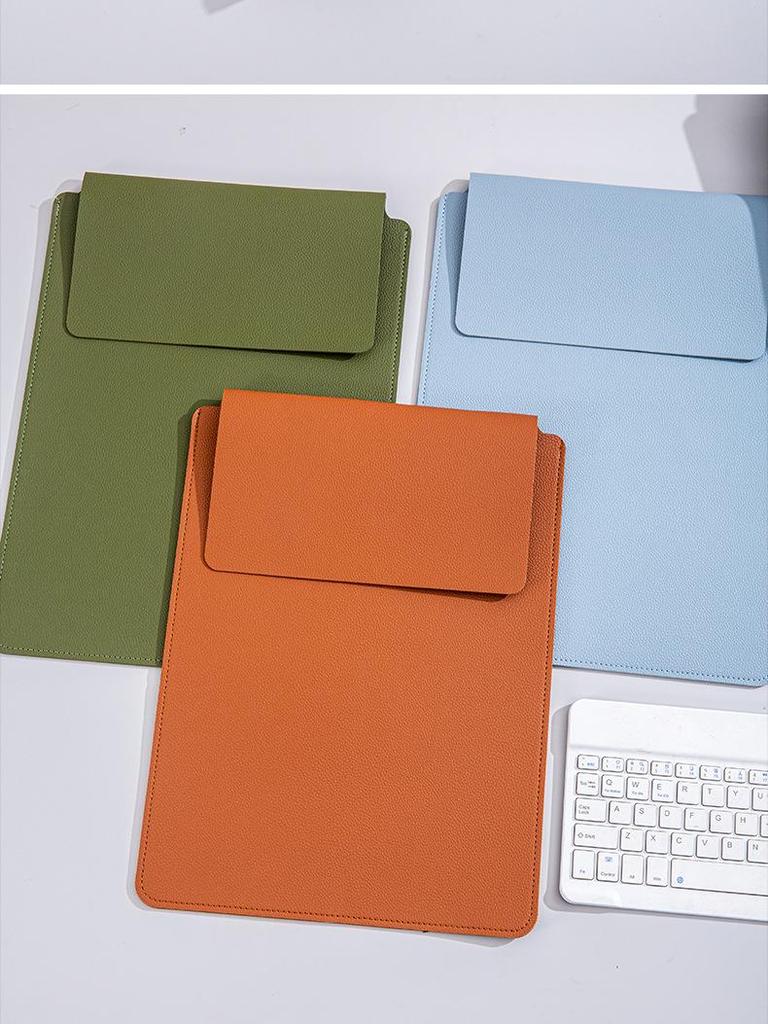Premium Leather Handbag for 16" Tablet/Laptop, Business, Large Capacity, Document/File Storage