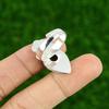 Natural Labradorite Statement Flower Adjustable Ring 925 Silver For Women