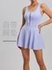 Juyi Tang Zippered Tennis & Running Skirt Dress