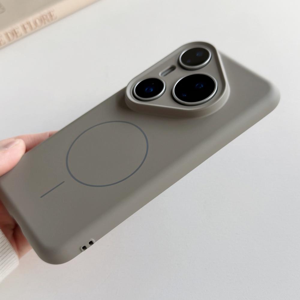 Liquid Silicone Soft Magnetic Phone Case For Huawei Pura 80 70 60 50 Ultra Mate 70 60 50 40 Pro Plus Nova 14 13 12 Cover