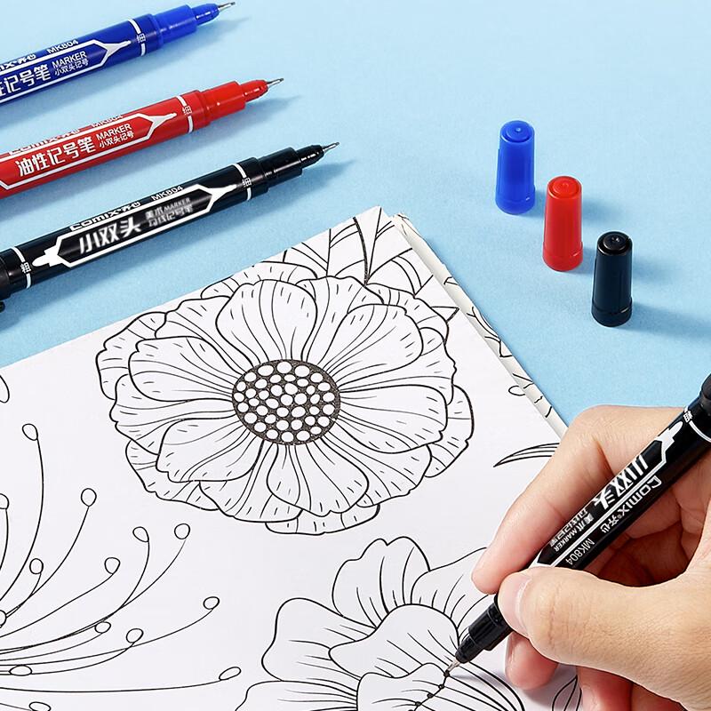 Comix MK804 Double-Ended Oil-Based Marker Pen