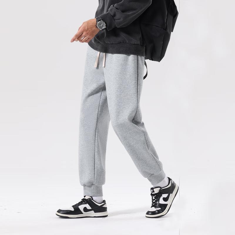 Miniso Men's Thickened Lamb Fleece Thermal Sweatpants