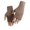 Student Writing Warm Gloves Autumn and Winter Half-finger Gloves German Velvet Cationic Men's and Women's Touch Screen Dew Five-finger Manicure