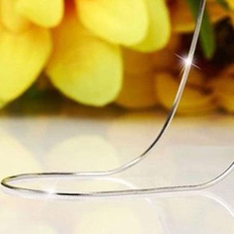 Elegant 1mm Superfine Multi-layer Snake Bone Nude Bamboo Clavicle Chain Necklace For Stylish Accessories