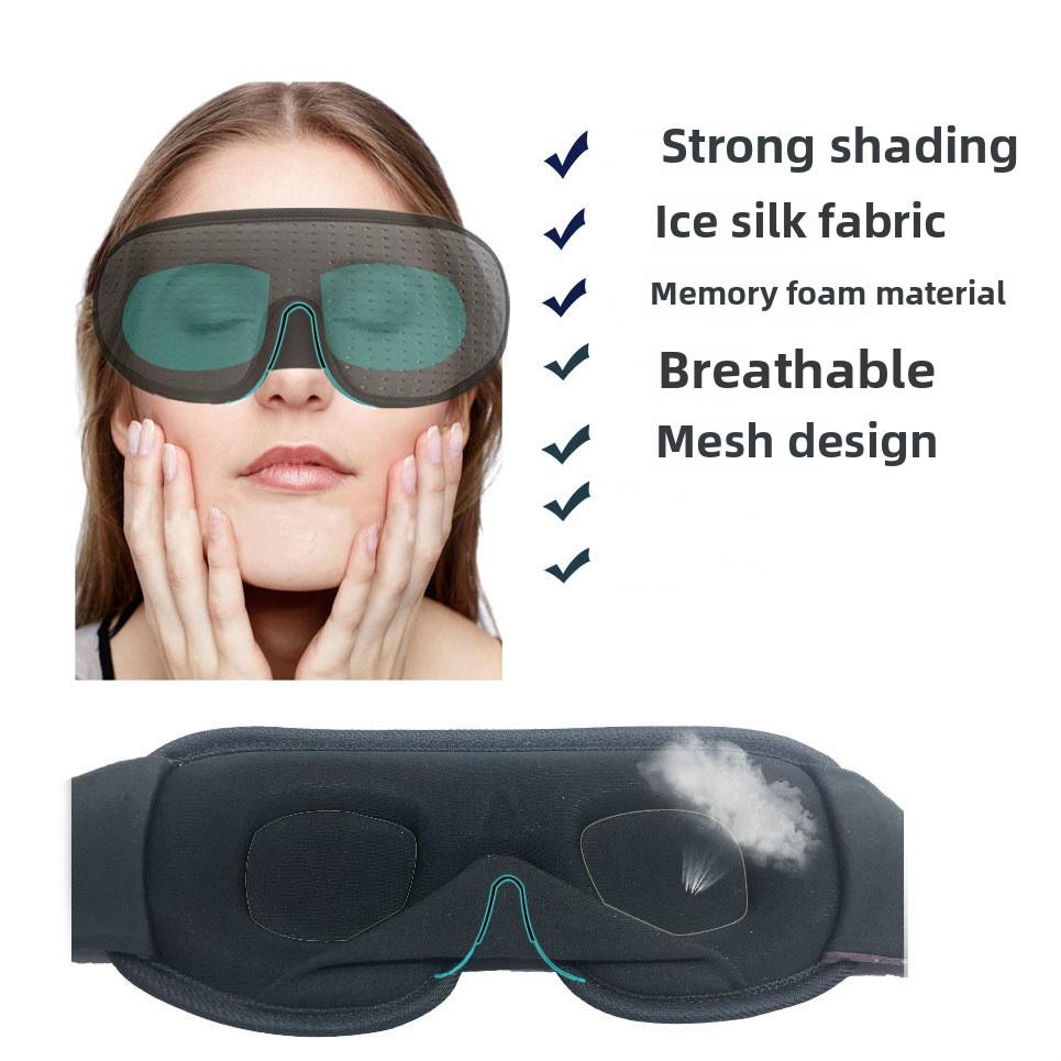 3D Sleeping Mask Block Out Light Sleep Mask For Eyes Soft Sleeping Aid Eye Mask for Travel Eyeshade Night Breathable Slaapmasker
