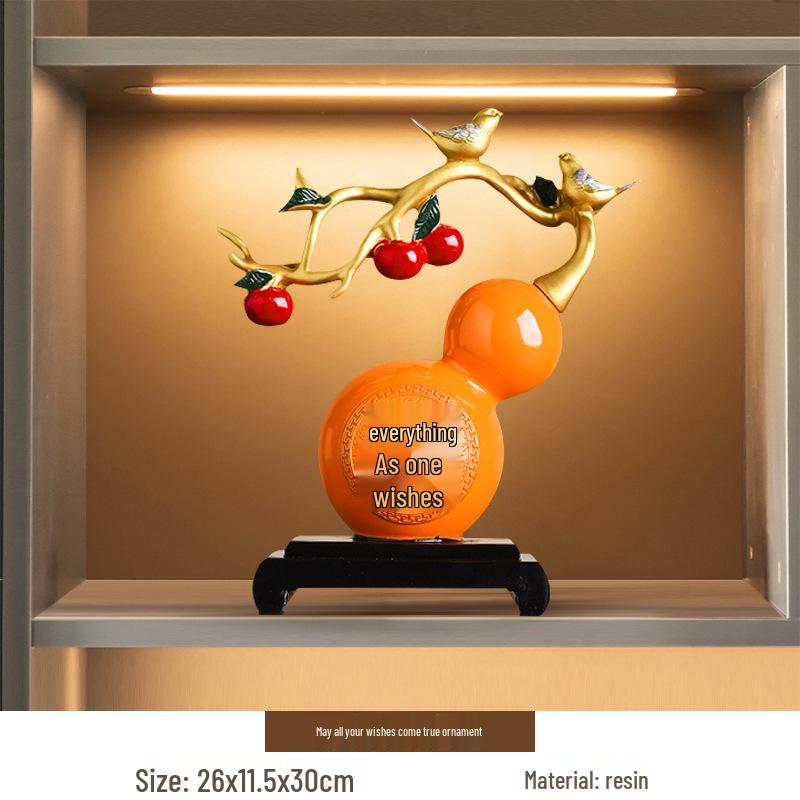 Ornamenti da Tavolo di Lusso per Armadio del Vino per Soggiorno o Ufficio - Nuovo Stile Cinese Decorazione Regalo