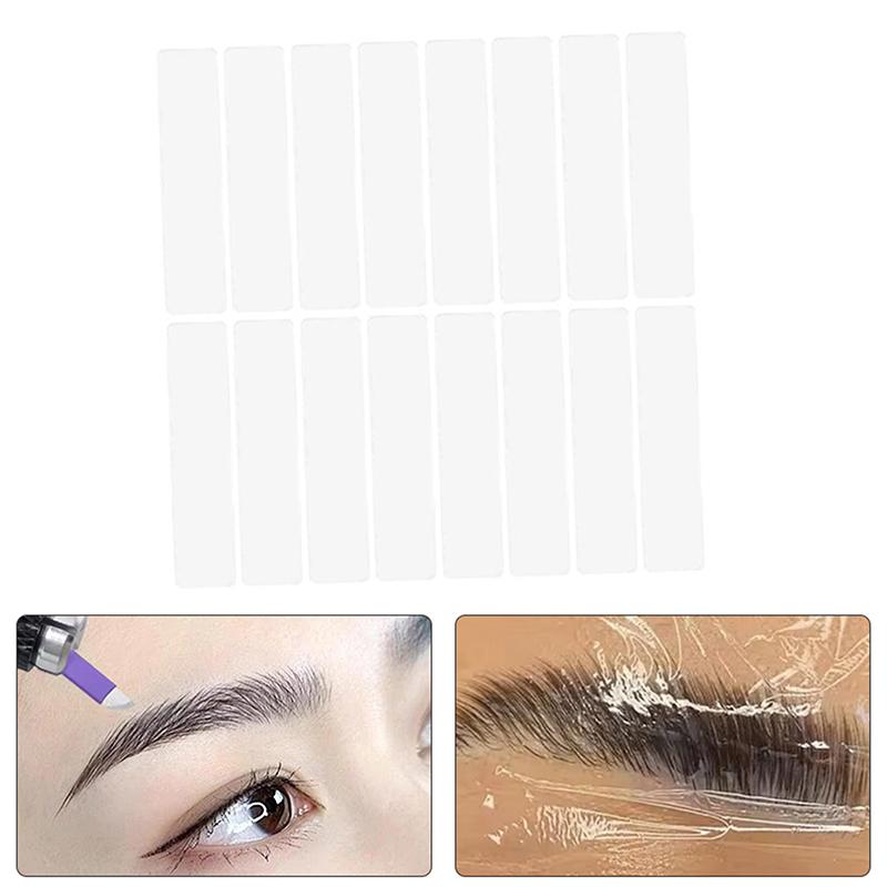 10/20 st Genomskinliga Rektangulära Akrylremsor För Applicering av Microblading Anestesikräm Applikatorremsor Tillbehörsmaterial