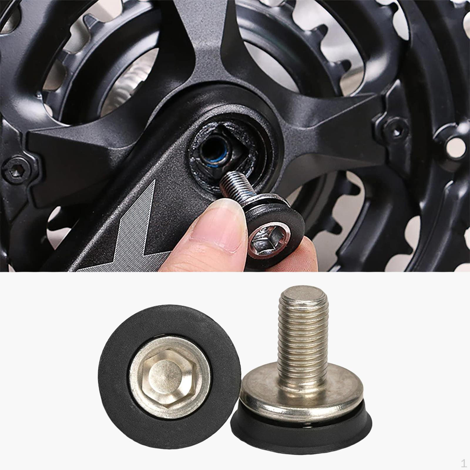 

2 шестигранных болта крепления шатунов, аксессуары для горного и шоссейного велосипеда, винты каретки 2.2cmx2cm_Stainless Steel