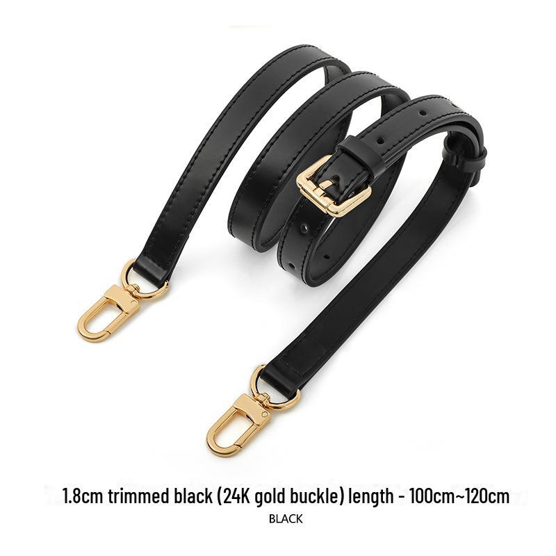 A-53 Two-Layer Cowhide Adjustable Wide Shoulder Strap for L Bag or Replacement