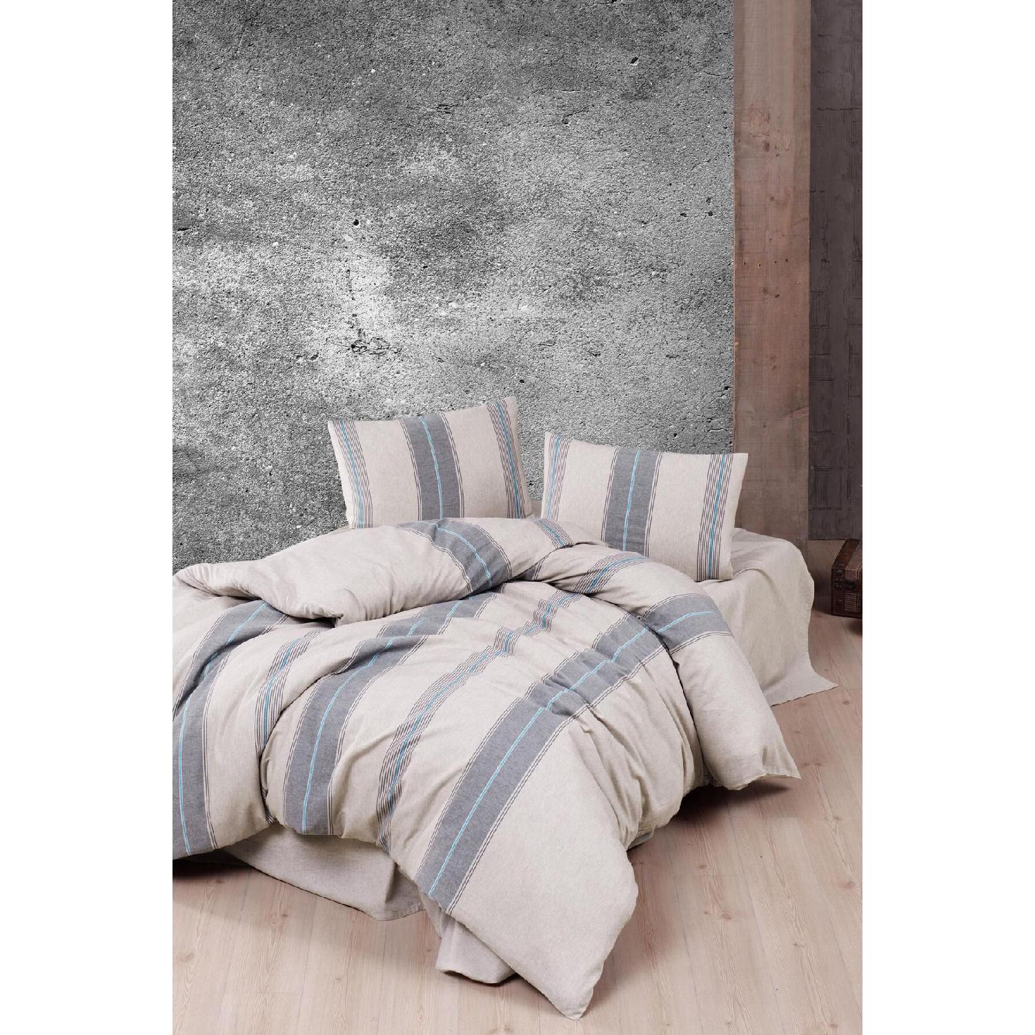 

Laura Home Natural Double Duvet Cover Set - Milano синий