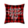 Red Cartoon Love Valentine's Day Home Pillow Car Waist Support Cushion Sofa Cushion Pillow Cover