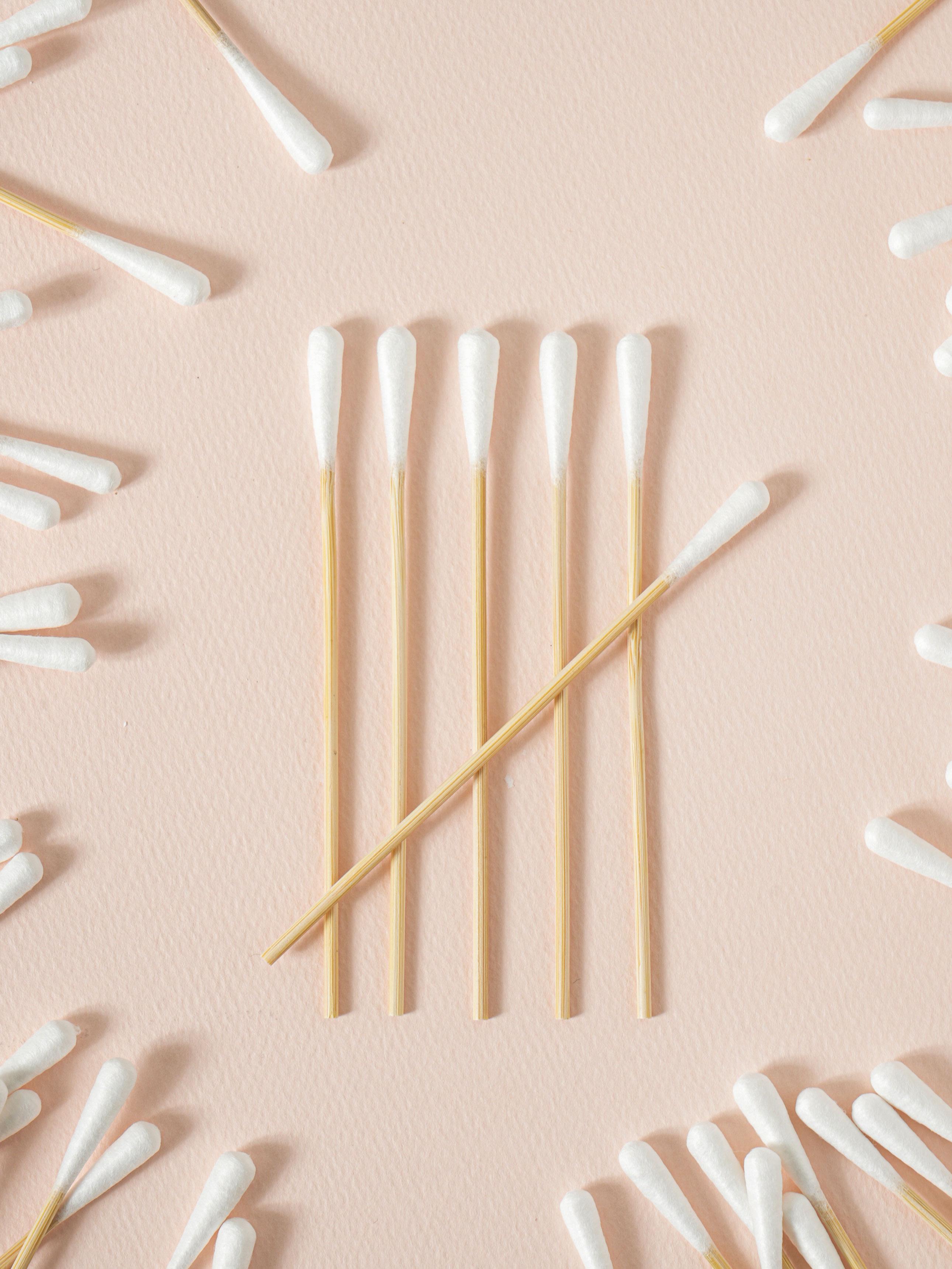 Large Wooden Cotton Swabs - 12cm Extra Long - 200 Count Pack 1ea