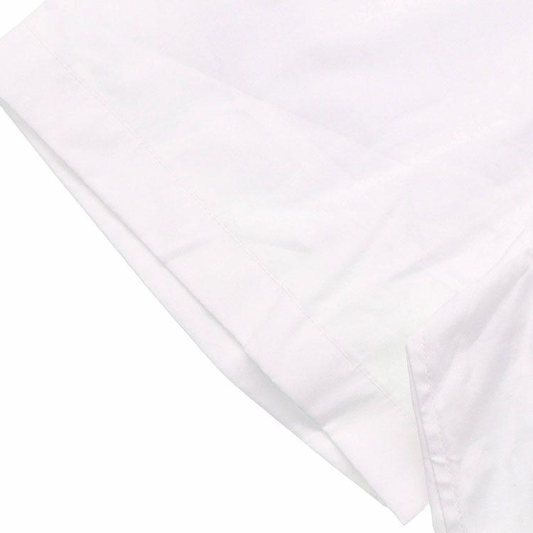 Burberry FW22 Men Logo Embroidery Single-Breasted Short Sleeve Shirt White 80618641