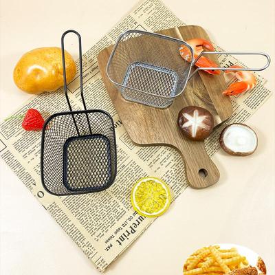 French Fry Deep Frying Basket - Mini Snack Basket for Restaurants