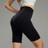 Women's High Waist Seamless Yoga Shorts - Tummy Control, Butt Lifting, Quick Dry, Mid-Length for Running & Fitness