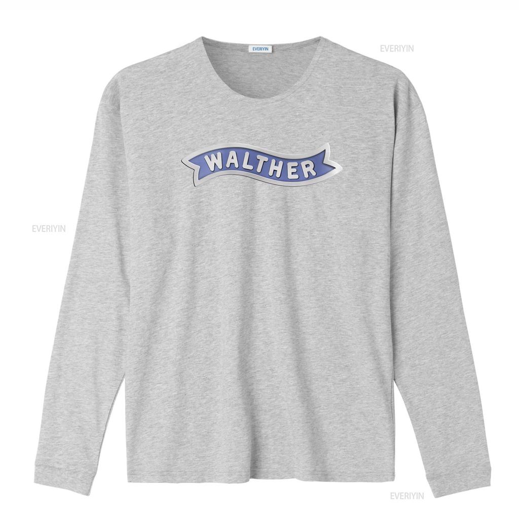 Walther Guns Firearms Logo Mens Black T Shirt Size S 5XL Stylish Print Vintage Washed Streetwear Unisex Slightly Soft Homme