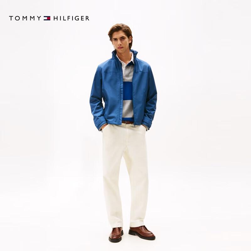 Tommy Hilfiger Men's Packable Windproof Coach Jacket