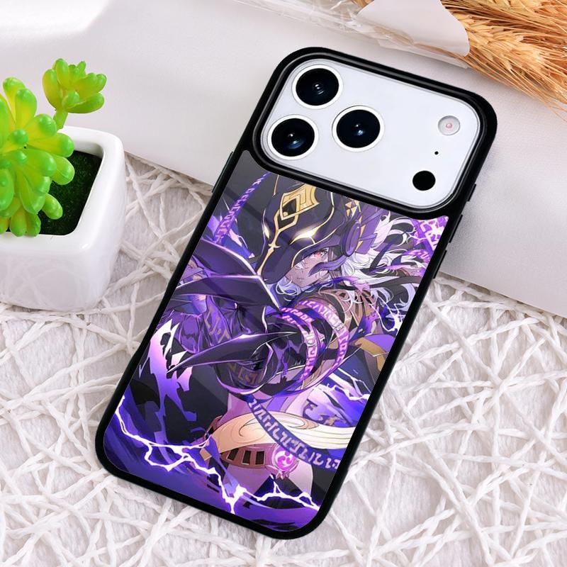 

Genshin Impact Cyno Bumper Phone Case for iPhone 17 Air 16 15 11 12 14 13 Pro Max Shockproof Cover iPhone 14 Plus