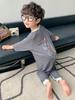 Boys' Spring & Autumn Modal Pajamas - Short-Sleeve Cartoon Sleep Bag for Baby Boys