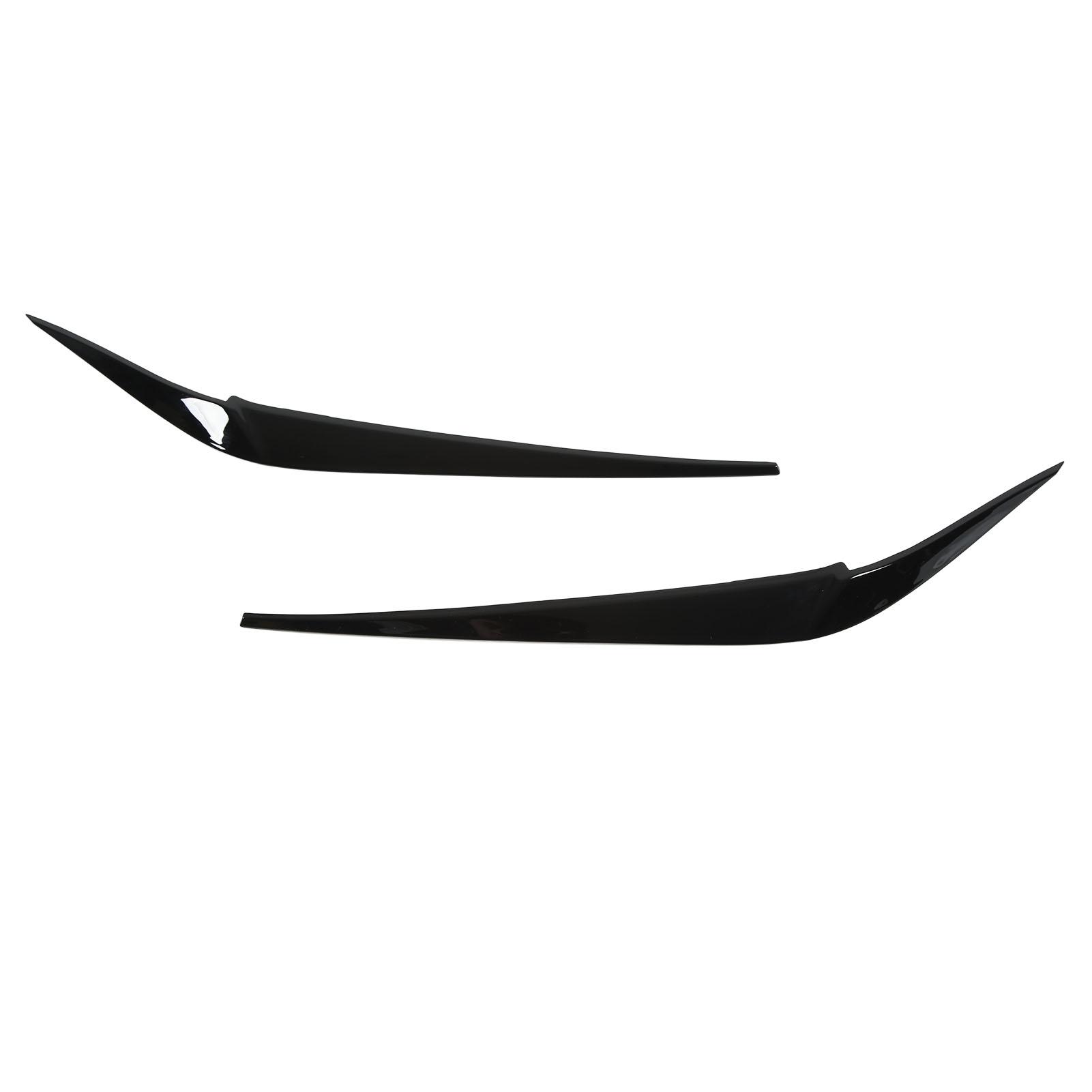 

1 Pair Headlight Eyebrow Stickers Car Headlamp Eyelid Decal Cover Replacement for X3 X4 G01G02 2018+(Carbon )