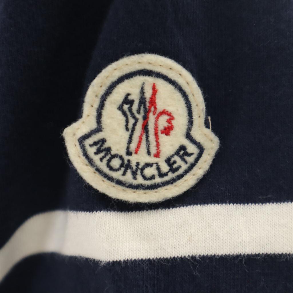 Moncler Short Sleeve Polo Shirt S Navy Men's Used
