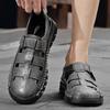 Leather Sandals Summer New Soft-soled Outdoor Casual Shoes Travel Wear-resistant Non-slip Shoes
