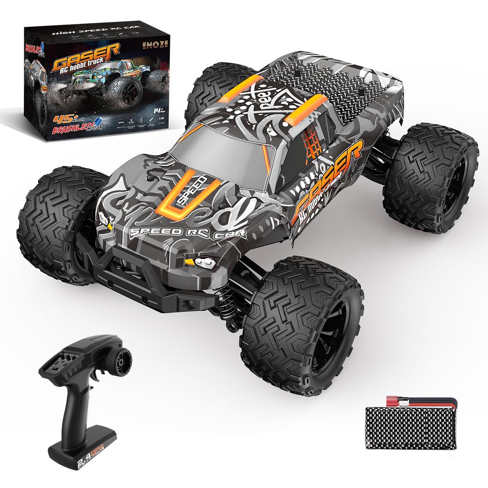 45KM/h High Speed RC Toy Truck - 1:14 4WD 4x4 Off Road Drift Racing - Super Brushless Waterproof Remote Control Car