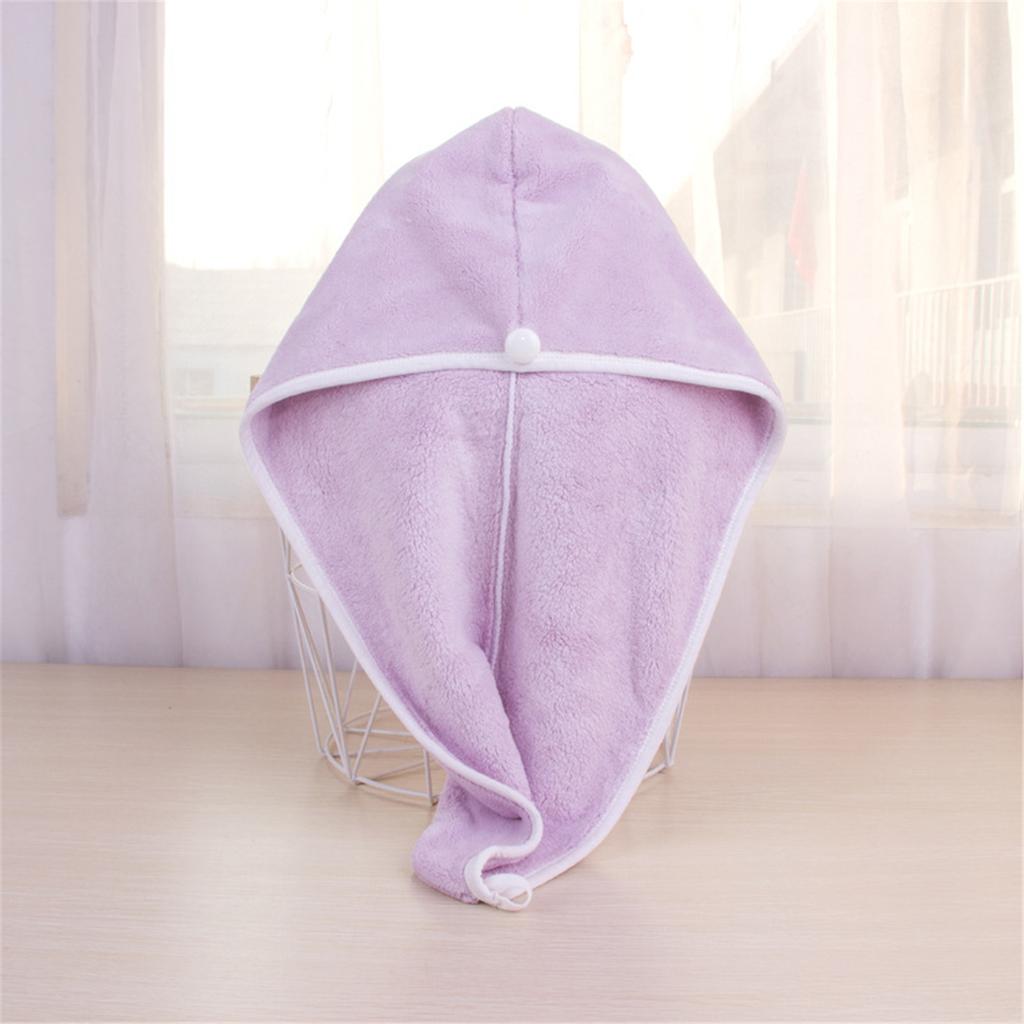 Microfiber Hair Drying Cap Turban Hair Drying Hat Super Absorbent Hair Towel For Women For Shower And Gym Use