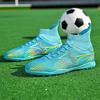 Men Football Boots White Professional Waterproof High Quality High Women Soccer Shoes Youth Outdoor Anti-slip Football Sneakers