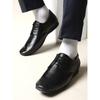 Liberty Fortune HOL-20 Men’s Formal Derby Shoes - Black, Brown - Synthetic Leather Lace-Up with Cushioned Footbed - Stylish Wedding