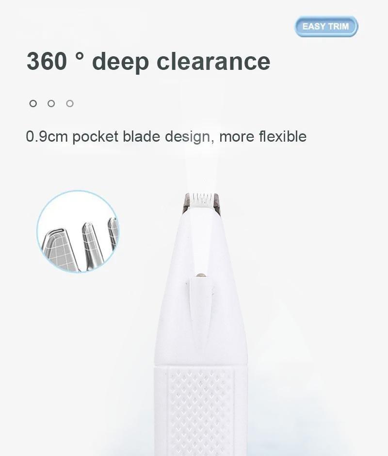Pet Paw Electric Hair Clipper with Light: Cat & Dog Grooming Trimmer