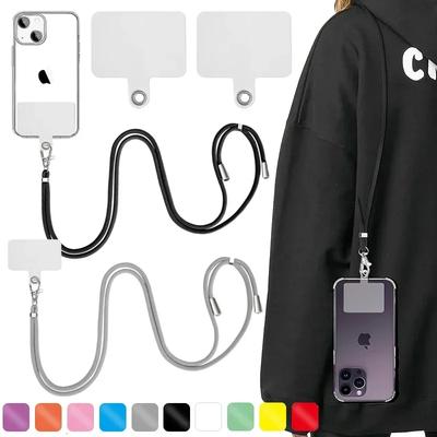 Cell Phone Lanyard Universal Adjustable Crossbody Lanyard Rope Multifunctional Smart Phone Neck Shoulder Straps for IPhone