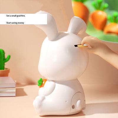 Lovely Rabbit Home Decoration Toy Cash Cabinet Savings Tank Money Box Cash Box Coin Box Piggy Bank