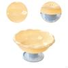 Decorative Flower-Shaped Fruit Bowl with Drainage Holes, Removable Base, 26 Cm X 14 Cm.
