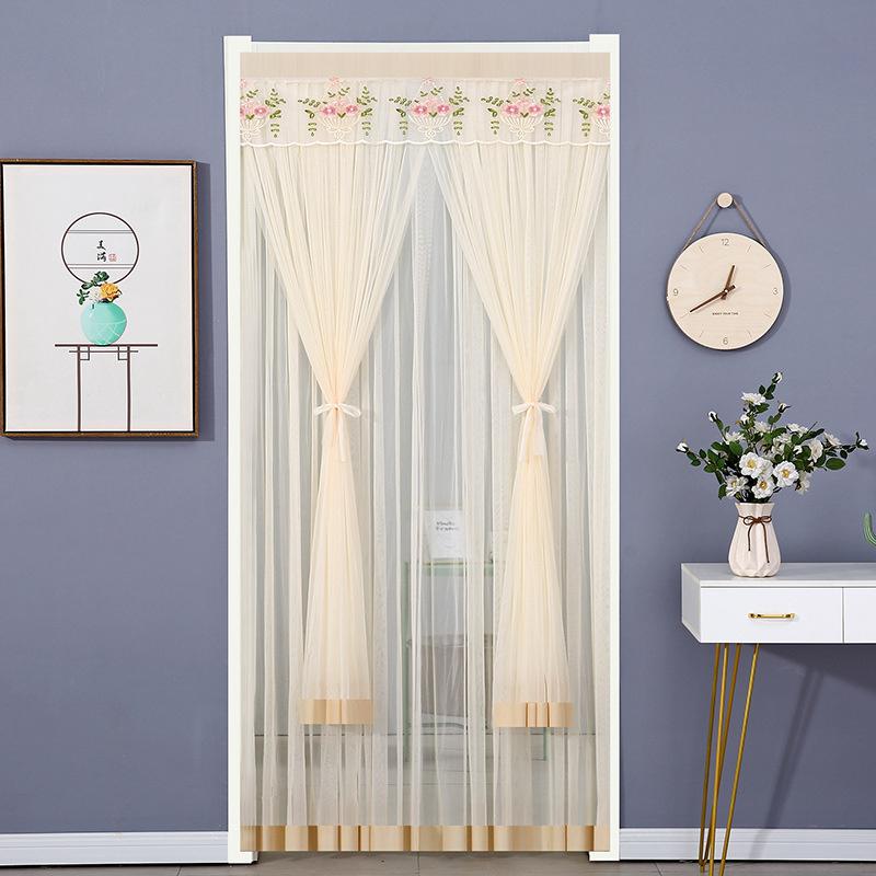 No-punch Anti-mosquito Door Mesh Curtain Summer Mosquito Proof Door Curtain Self-adhesive Mosquito Proof Net Bug Screen No Punching Door Curtain