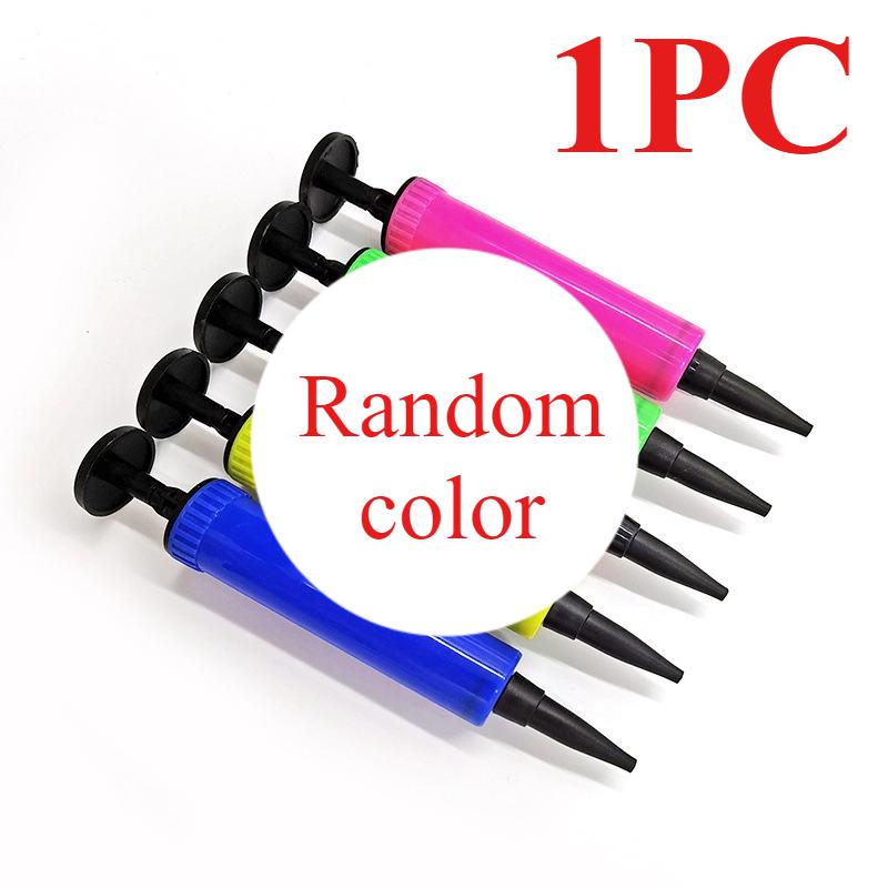 

1pc Portable Mini Hand Push Inflator Yoga Ball Fitness Tool Air Pump Pp Harmless Medicine Ball Sports Swimming Ring Balloon Pump