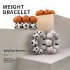 1 Pair Sweat-proof Weighted Wrist Strap Weight Adjustable Weight-bearing Fitness Equipment Exercise