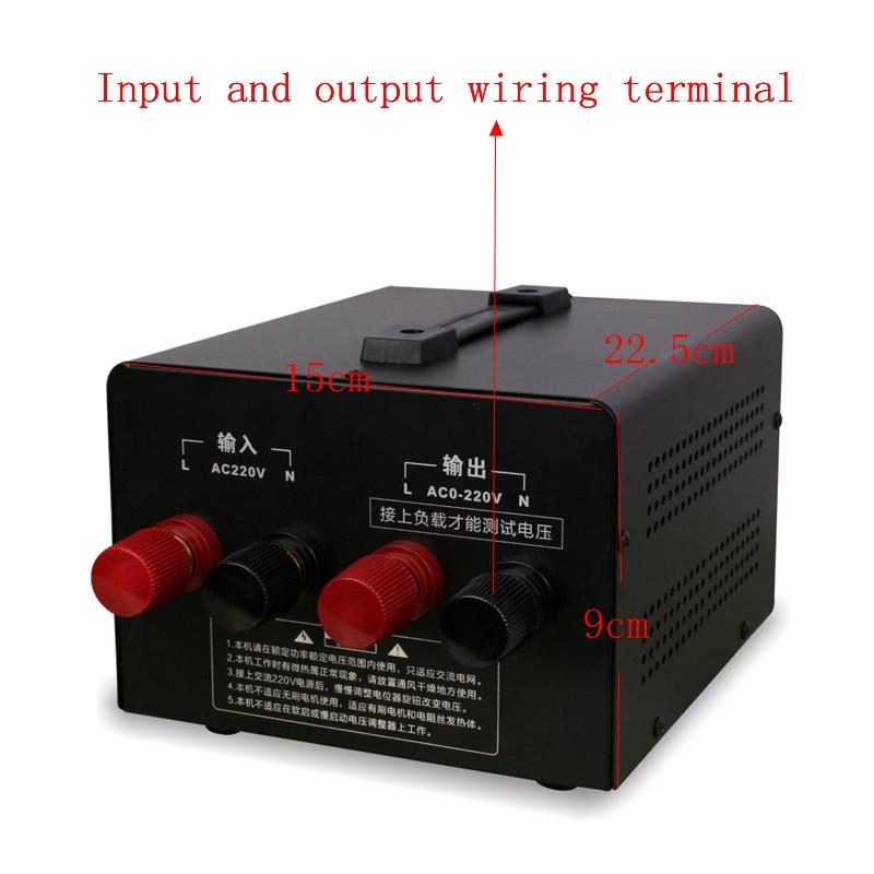 Solid state voltage regulator 220V voltage regulator high power 0-220V temperature modulation for single-phase silicon controlle