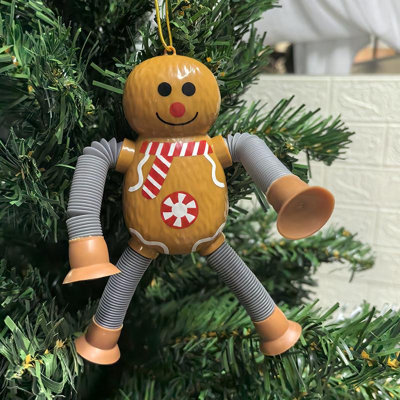 

Рождественские раздвижные подвески Санта Клаус Снеговик Рождественское украшение для дома Подвесные украшения для рождественской елки Новогодние детские подарки